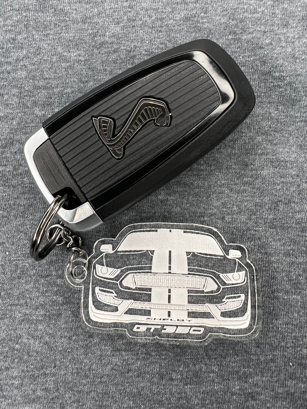 Gt350 frontend acrylic keychain