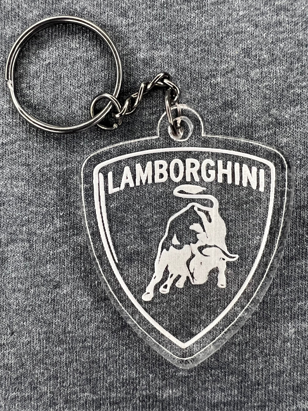 Lamborghini acrylic keychain