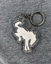 Load image into Gallery viewer, Bronco horse acrylic keychain
