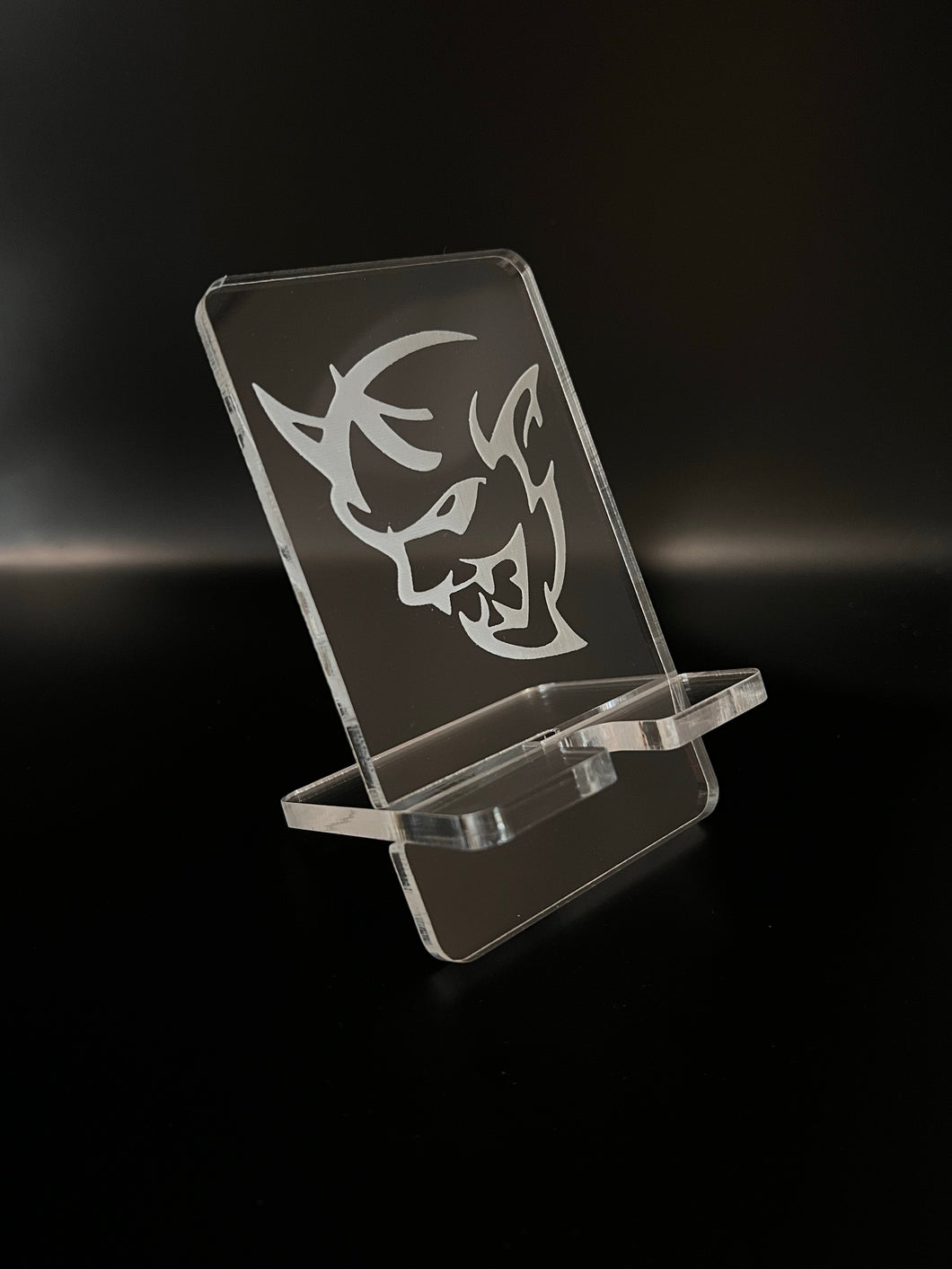 Acrylic Phone Stand Demon