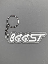 Load image into Gallery viewer, Acrylic engraved booST keychain
