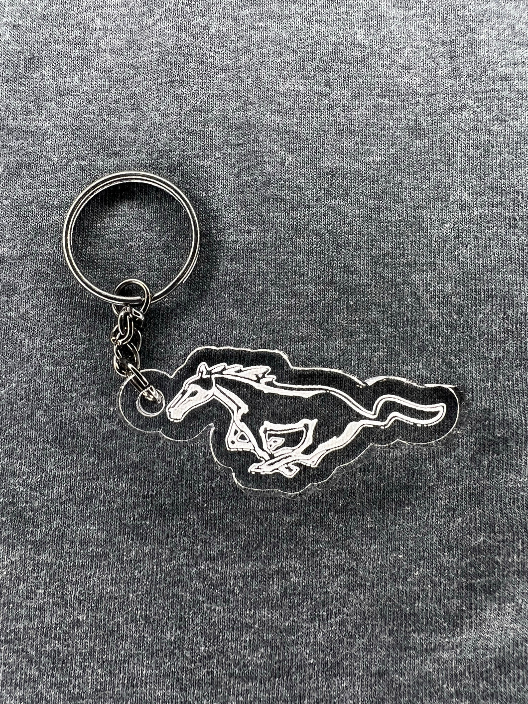 Mustang Horse acrylic keychain