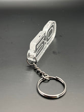 Load image into Gallery viewer, Acrylic engraved 5.0 keychain
