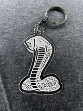 Load image into Gallery viewer, Cobra laser engraved keychain
