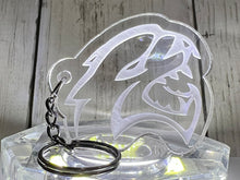 Load image into Gallery viewer, Acrylic engraved hellcat keychain
